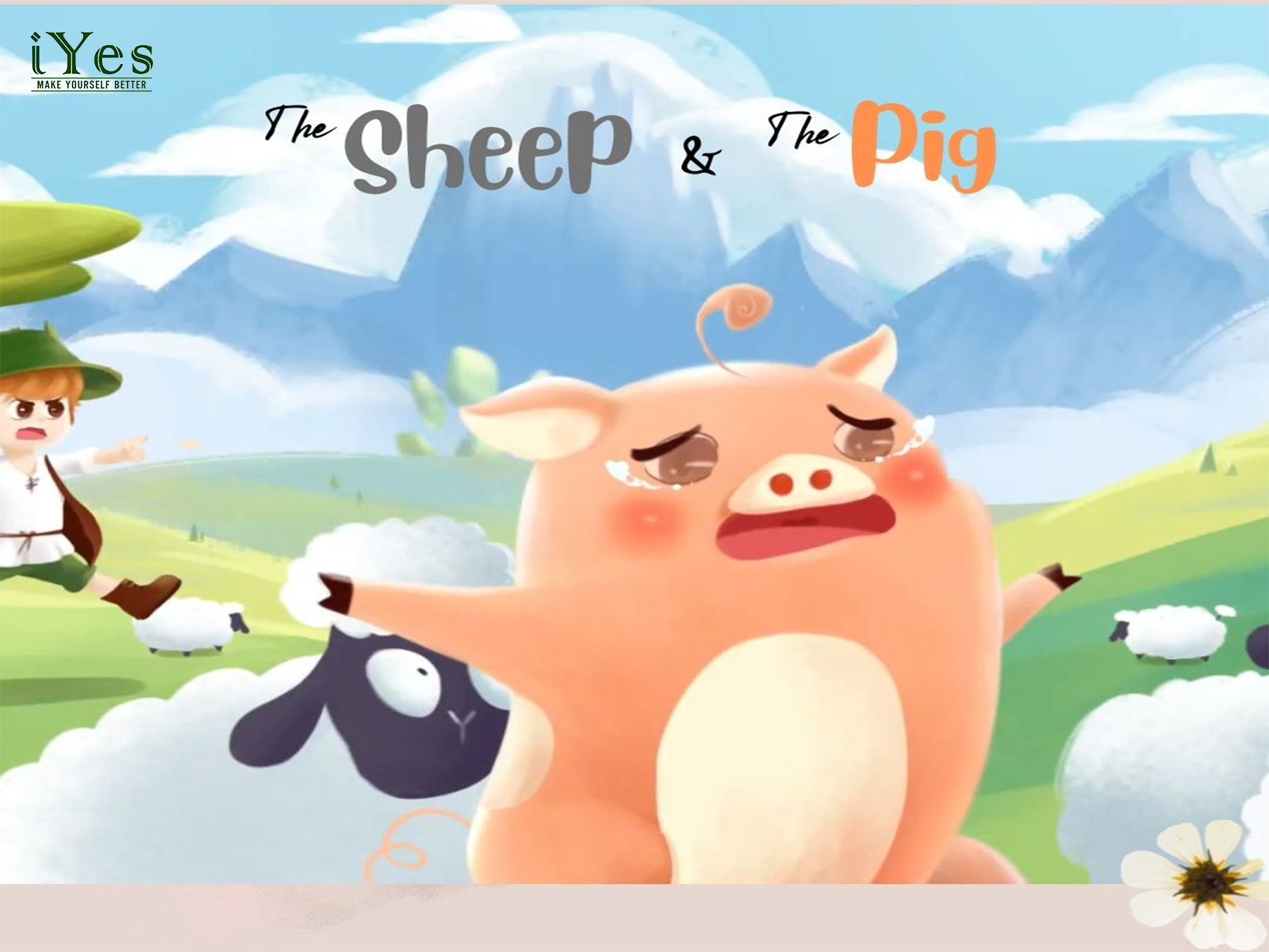 Truyện Song ngữ Việt  Anh THE SHEEP AND THE PIG  CỪU VÀ HEO